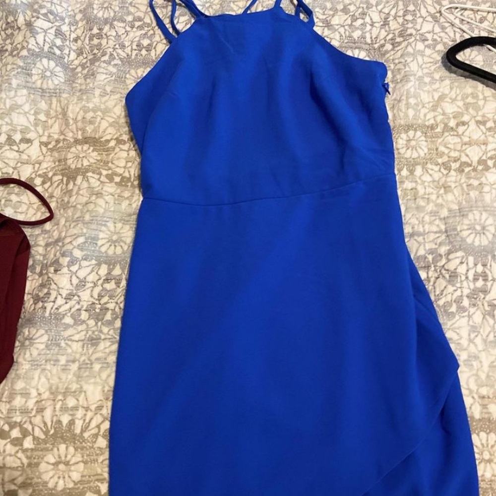 Blue dress